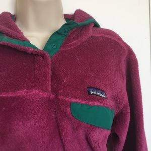 EUC Patagonia quarter snap up hoodie with pockets